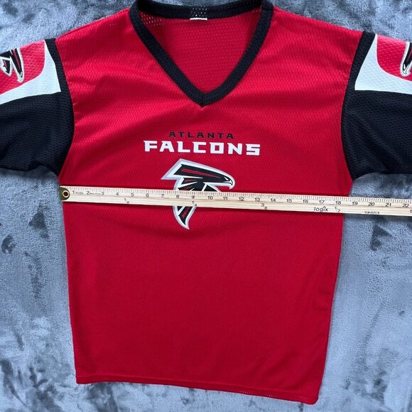Franklin Football Jersey Boy Youth L VINTAGE Atlanta Falcons NFL Game Mesh - Picture 7 of 8